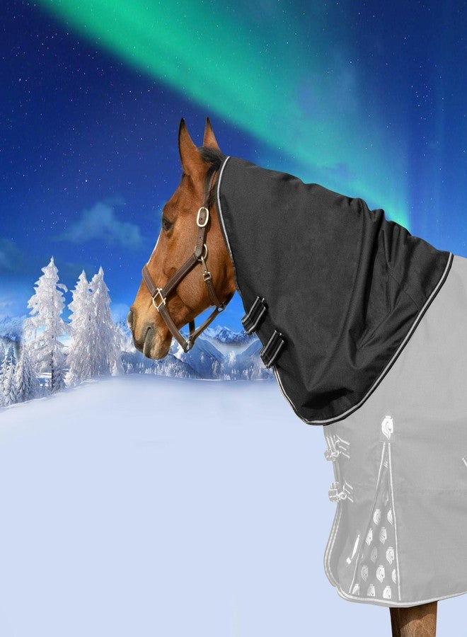 Equinavia Norse Turnout Neck Cover No Fill | 600 Denier - Black - S - Image 3